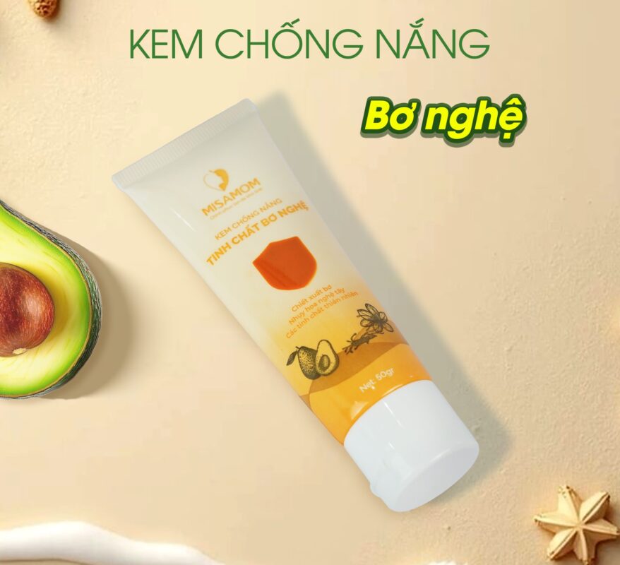 Kem Chống Nắng Tinh Chất Bơ Nghệ Misamom – Lá chắn hoàn hảo bảo vệ làn da mỗi ngày