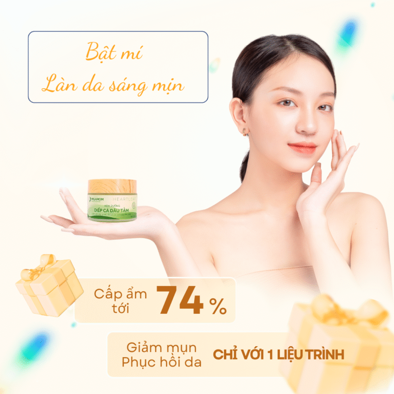 Bật Mí Làn Da Sáng Mịn Nhờ Khả Năng Cấp Ẩm Tới 74% Của Kem Diếp Cá Dâu Tằm Misamom