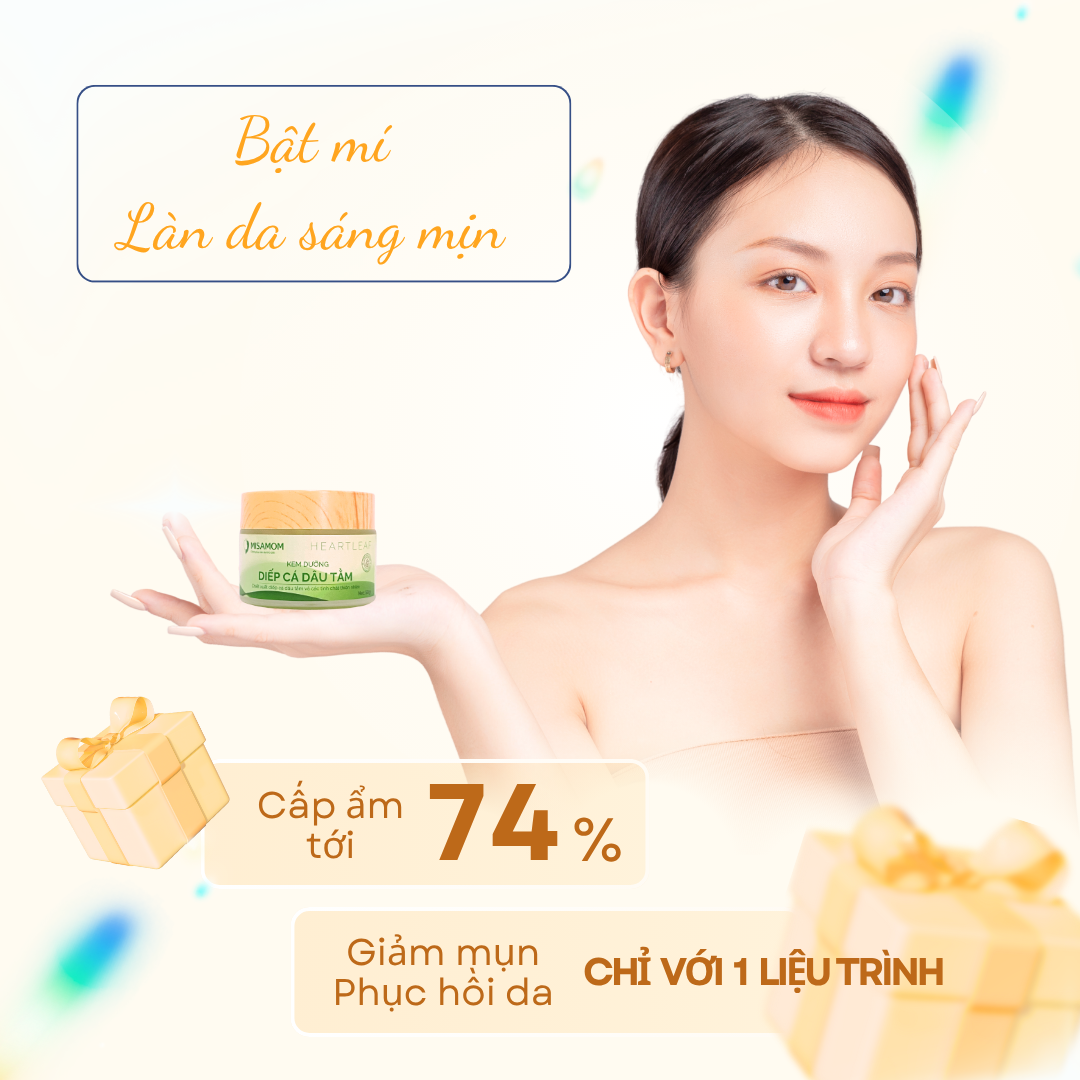 Bật Mí Làn Da Sáng Mịn Nhờ Khả Năng Cấp Ẩm Tới 74% Của Kem Diếp Cá Dâu Tằm Misamom